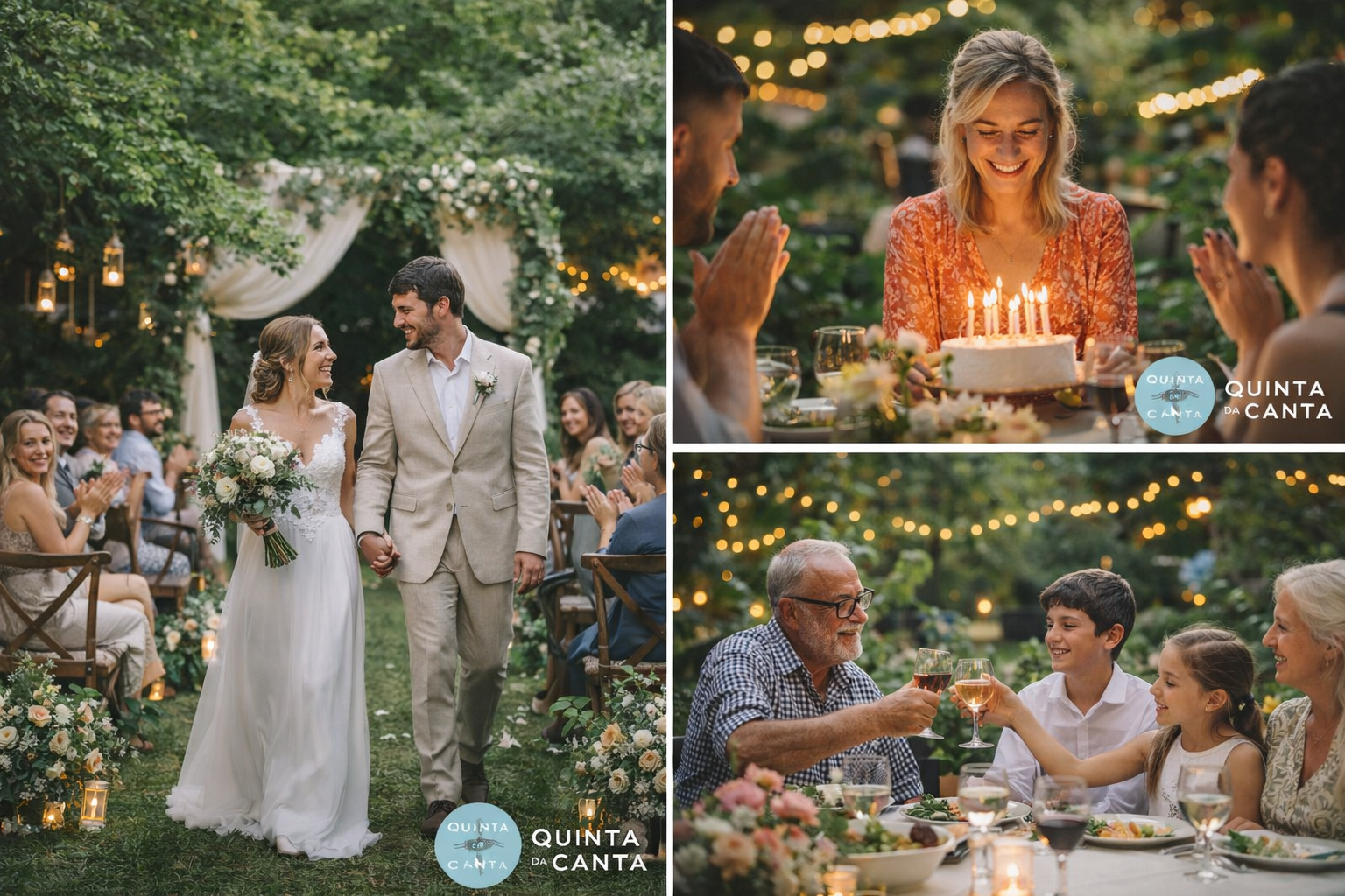 cerimonia de casamento na quinta da canta